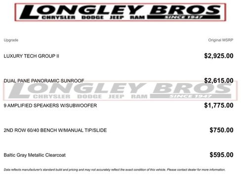 Used 2024 Jeep Grand Cherokee L Limited w/ Luxury Tech Group II AWD/4WD image 2