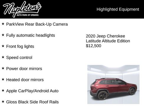 Used 2020 Jeep Cherokee Latitude Plus FWD image 3