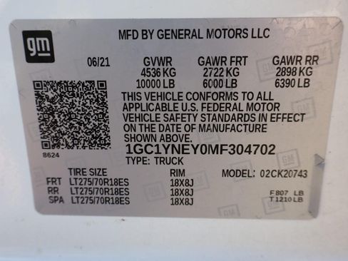 Used 2021 Chevrolet Silverado 2500 LT w/ Fleet Comfort Package AWD/4WD image 20
