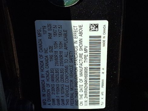 Used 2019 Honda CR-V EX-L image 28