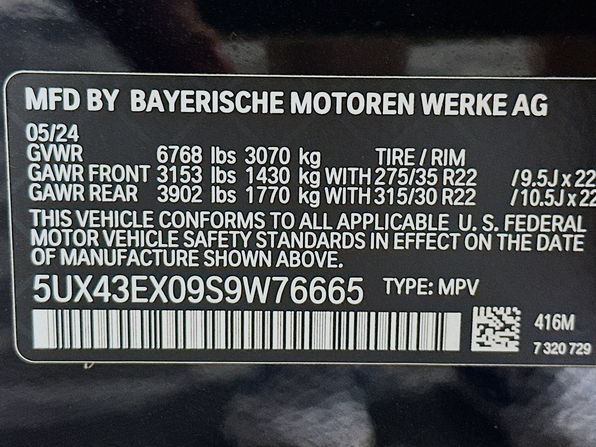 Used 2025 BMW X6 M60i w/ Executive Package AWD/4WD image 37