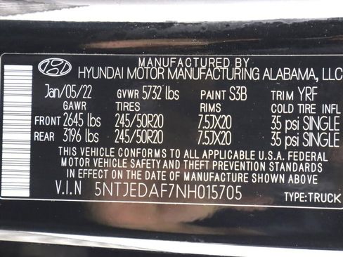 Used 2022 Hyundai Santa Cruz Limited w/ Cargo Package image 43