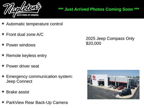 Used 2025 Jeep Compass Limited AWD/4WD image 1