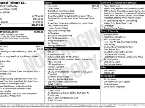 Used 2022 Hyundai Palisade SEL w/ Convenience Package image 5