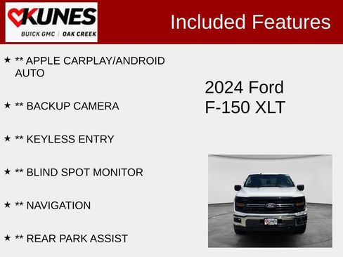 Used 2024 Ford F150 XLT w/ Tow/Haul Package AWD/4WD image 2