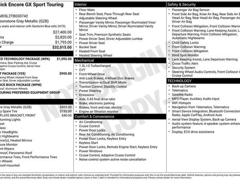 Used 2026 Buick Encore GX Sport Touring w/ Advanced Technology Package FWD image 6