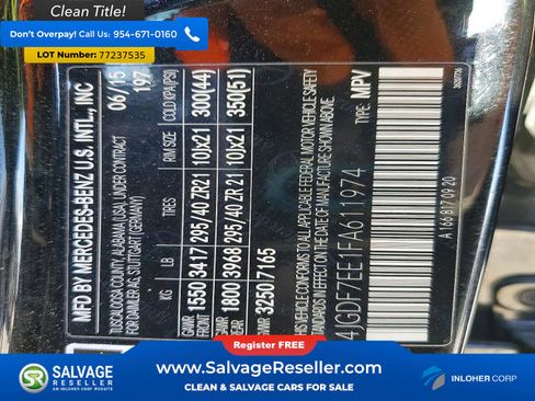 Used 2015 Mercedes-Benz GL 63 AMG 4MATIC image 17