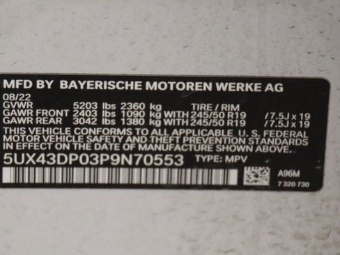 Used 2023 BMW X3 sDrive30i w/ Convenience Package RWD image 30