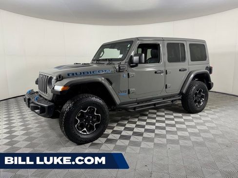 Used 2021 Jeep Wrangler Unlimited Rubicon 4xe w/ Steel Bumper Group AWD/4WD image 1