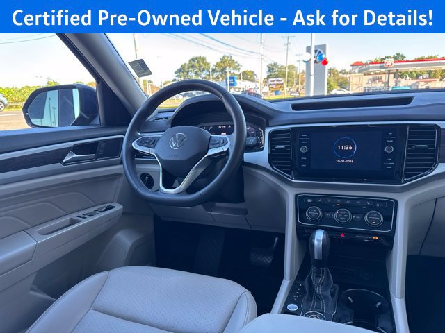 Certified 2022 Volkswagen Atlas SE w/ Panoramic Sunroof Package AWD/4WD image 7