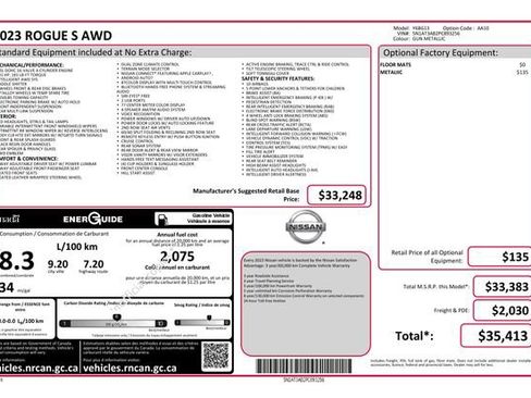 Used 2023 Nissan Rogue S AWD/4WD image 48