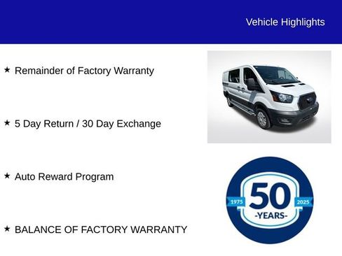 Used 2025 Ford Transit 250 Low Roof w/ Exterior Upgrade Package RWD image 5