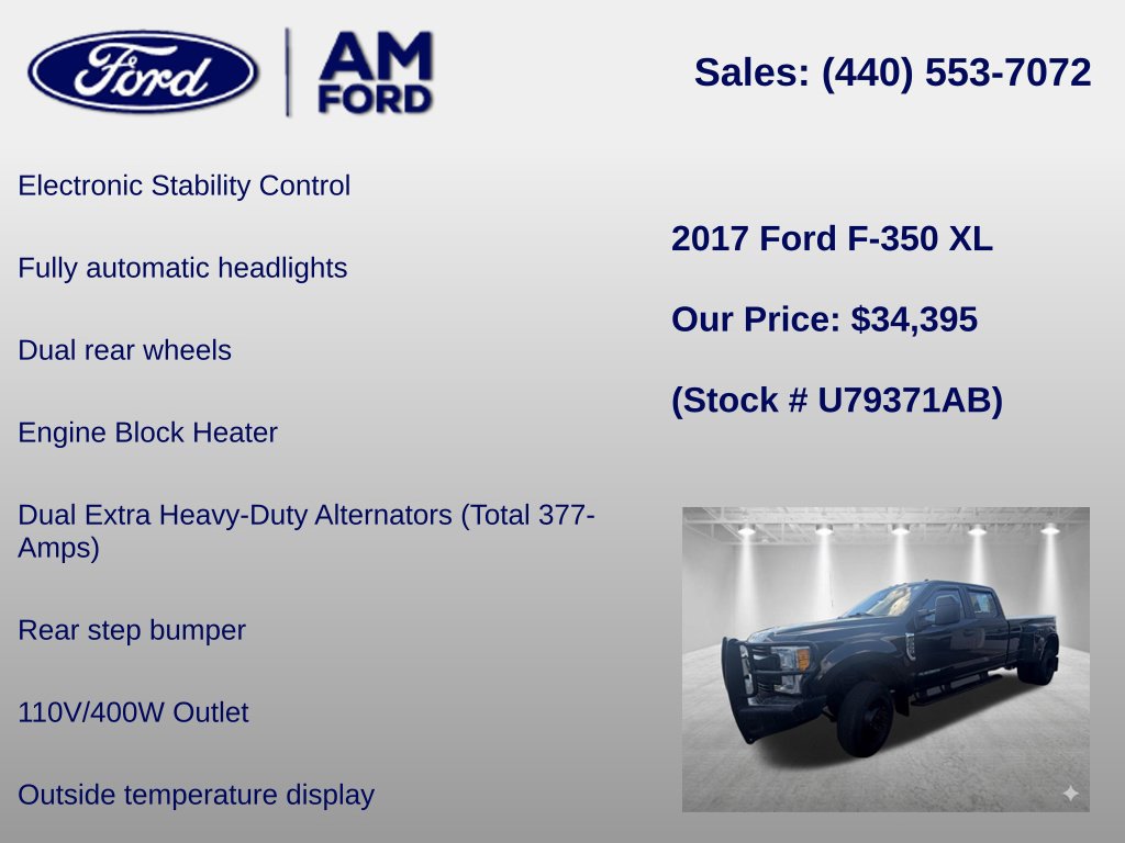 Used 2017 Ford F350 XL w/ XL Value Package AWD/4WD image 13