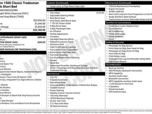 Used 2022 RAM 1500 Tradesman w/ Chrome Appearance Group RWD image 5