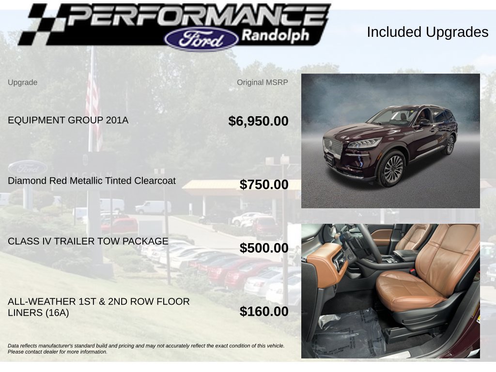 Used 2023 Lincoln Aviator Reserve w/ Equipment Group 201A AWD/4WD image 7
