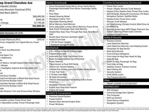 Used 2024 Jeep Grand Cherokee Limited 4xe image 46