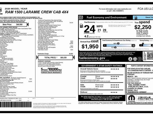 Certified 2020 RAM 1500 Laramie image 4