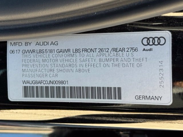 Used 2018 Audi A6 2.0T Premium Plus w/ Premium Plus Package AWD/4WD image 35