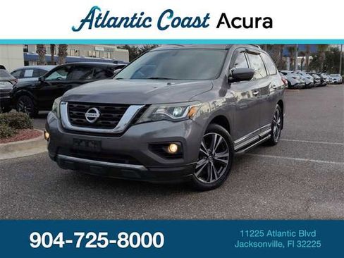 Used 2017 Nissan Pathfinder Platinum w/ Family Entertainment Package image 1
