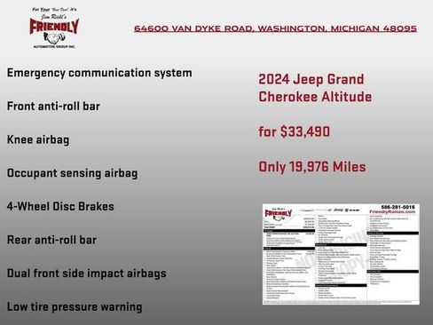 Used 2024 Jeep Grand Cherokee Altitude AWD/4WD image 7