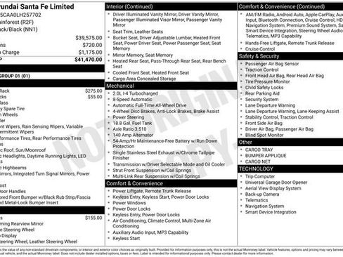 Used 2020 Hyundai Santa Fe Limited image 10