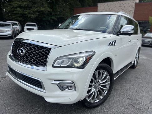 Used 2015 INFINITI QX80 4WD w/ Deluxe Technology Package image 1