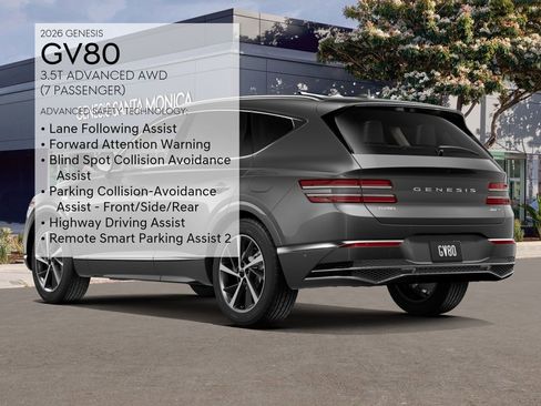 New 2026 Genesis GV80 3.5T Advanced image 11