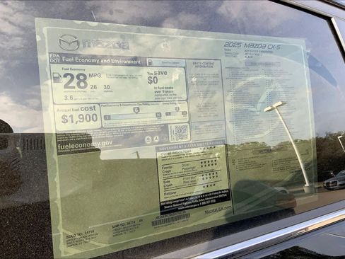 New 2025 MAZDA CX-5 AWD 2.5 S w/ Preferred Package image 20