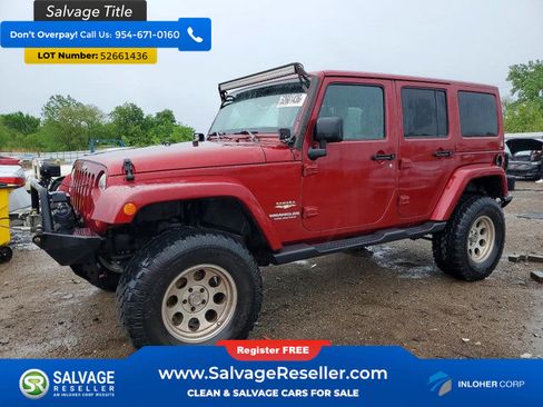 Used 2012 Jeep Wrangler Unlimited Sahara w/ Connectivity Group AWD/4WD image 1