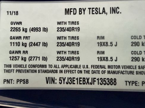 Used 2018 Tesla Model 3 Long Range AWD/4WD image 33