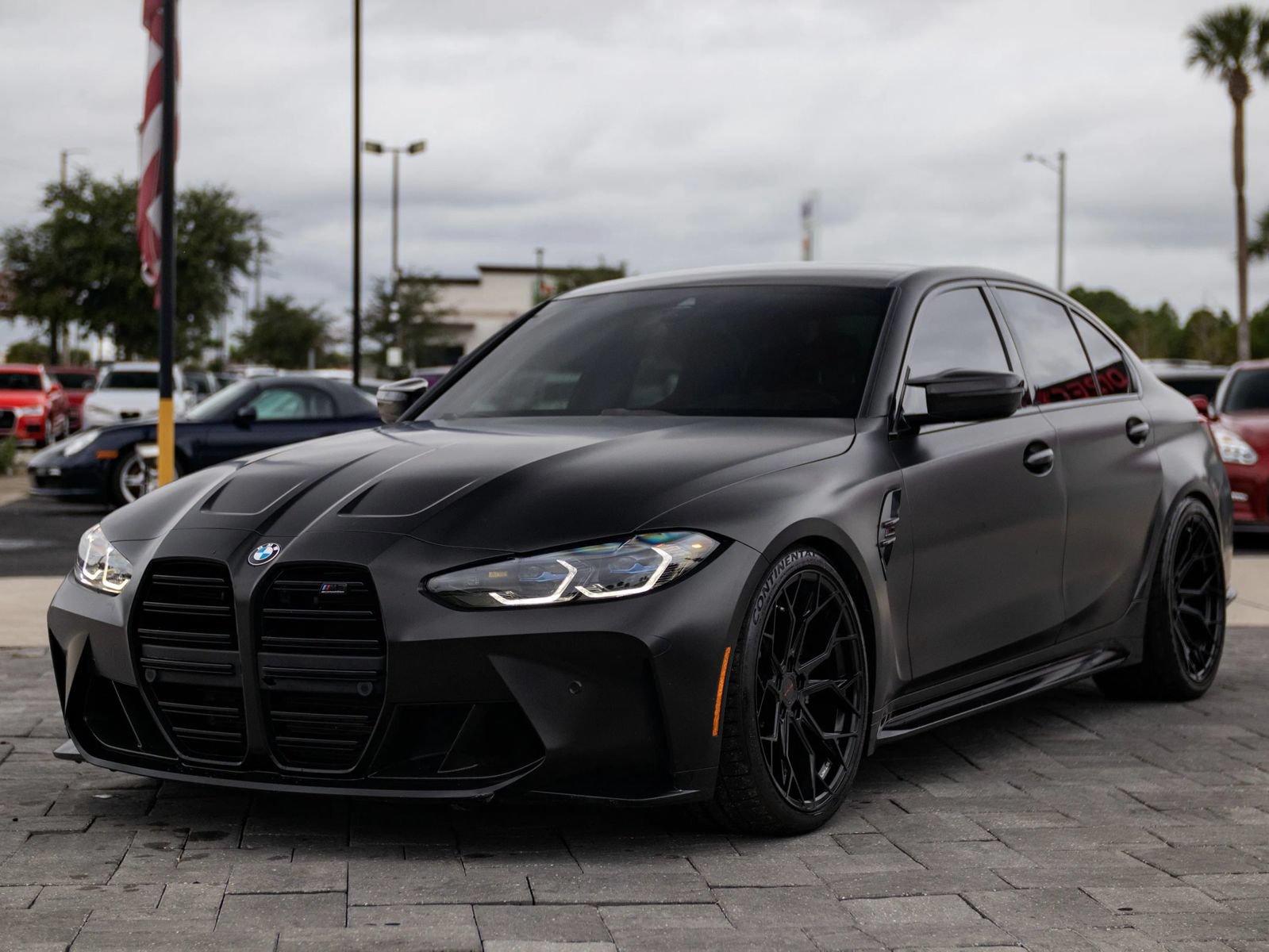 Used 2021 BMW M3 Competition w/ M Carbon Exterior Package RWD image 8