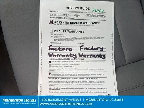 Used 2025 Chevrolet Malibu LT FWD image 22