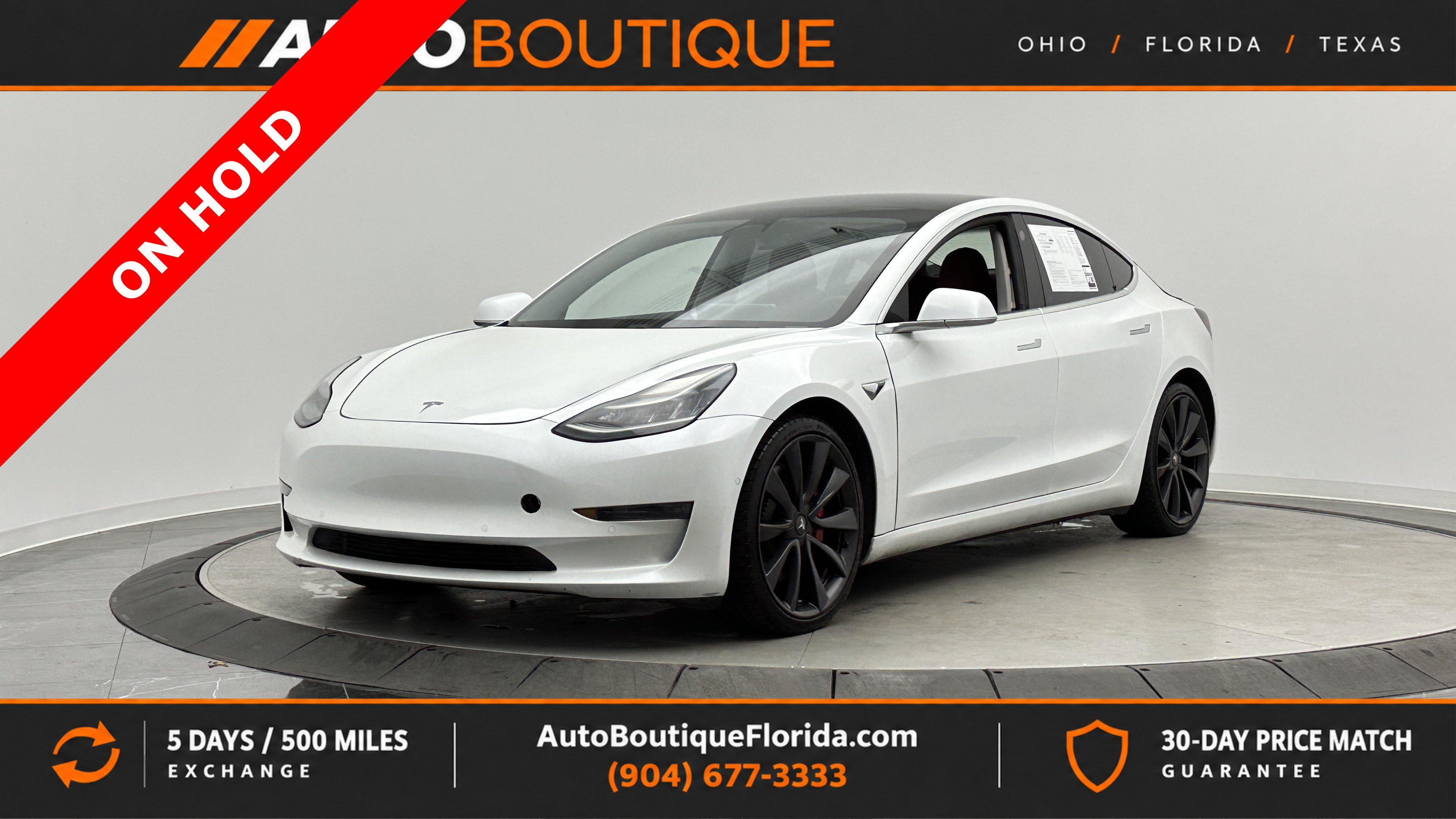 Used 2020 Tesla Model 3 Performance AWD/4WD image 1