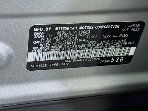 Used 2024 Mitsubishi Eclipse Cross SE AWD/4WD image 35