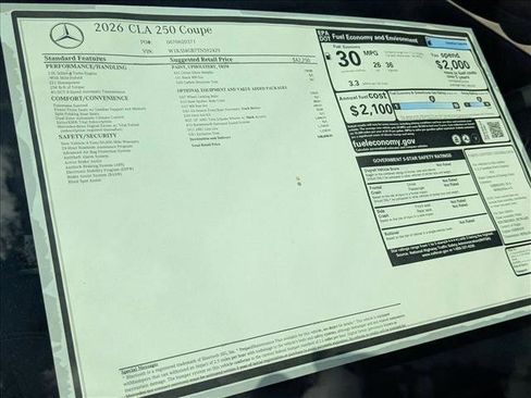 New 2026 Mercedes-Benz CLA 250 image 16