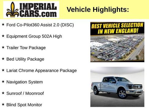 Used 2022 Ford F150 Lariat w/ Equipment Group 502A High image 7