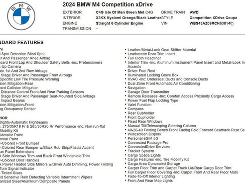 Used 2024 BMW M4 xDrive Competition w/ Executive Package image 18