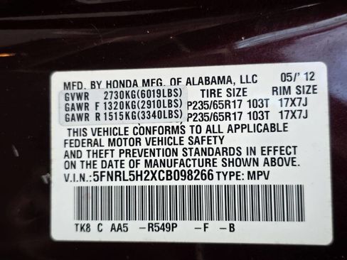 Used 2012 Honda Odyssey LX image 52