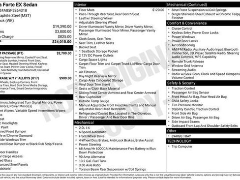 Used 2015 Kia Forte EX w/ Premium Package image 13