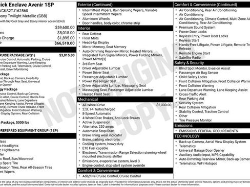 New 2026 Buick Enclave Avenir w/ Super Cruise Package image 52