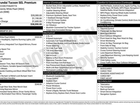 New 2026 Hyundai Tucson SEL AWD/4WD image 2