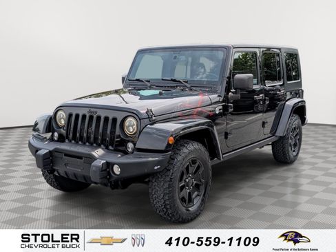 Used 2016 Jeep Wrangler Unlimited Sahara AWD/4WD image 1