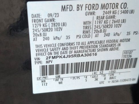 Used 2024 Ford Edge ST-Line AWD/4WD image 29