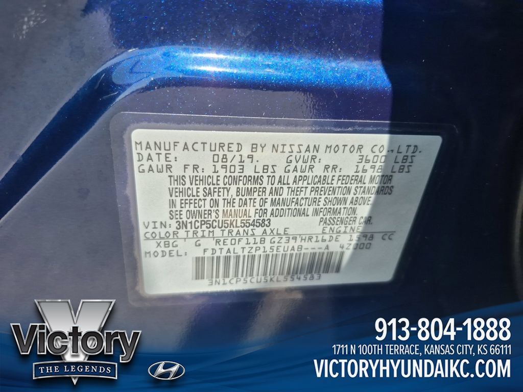 Used 2019 Nissan Kicks SR FWD image 28