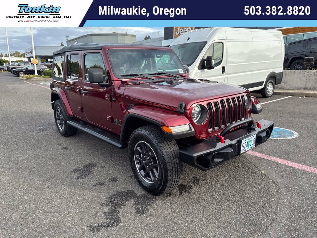 Used 2021 Jeep Wrangler Unlimited Sport AWD/4WD image 1