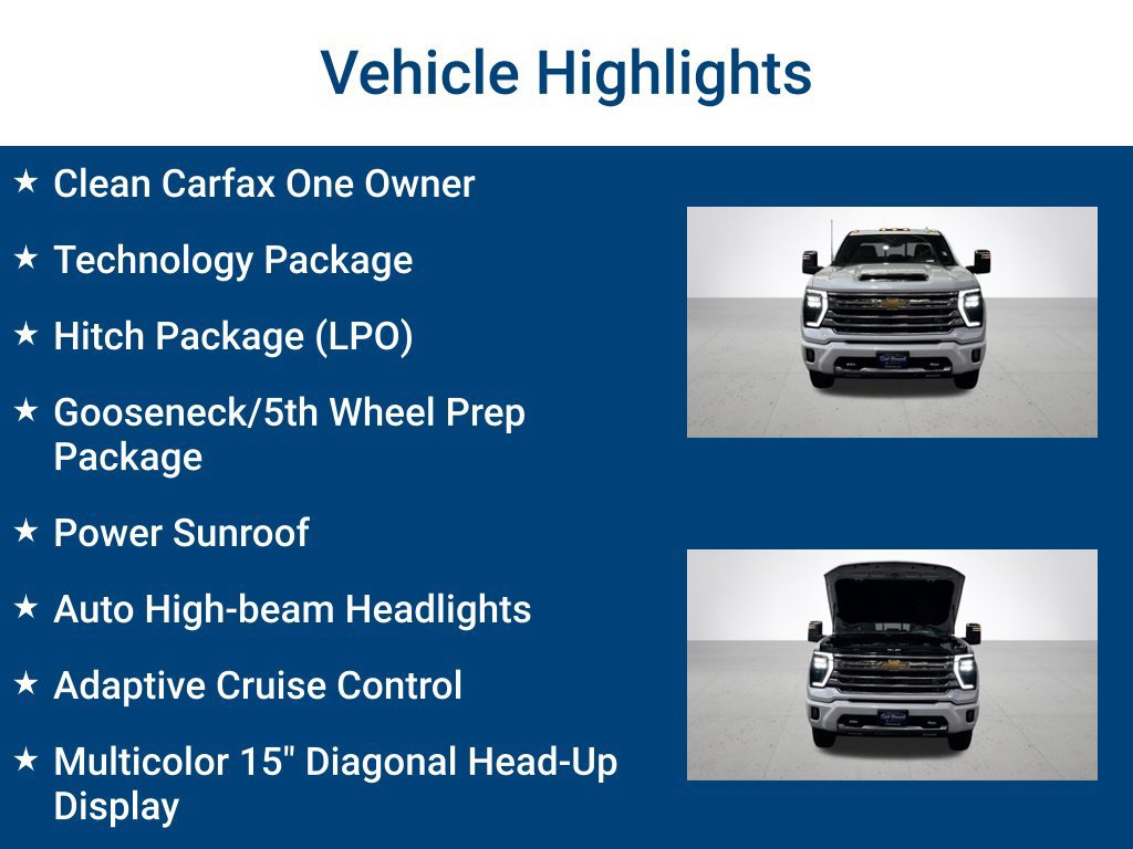 Used 2024 Chevrolet Silverado 3500 High Country w/ High Country Premium Package AWD/4WD image 3
