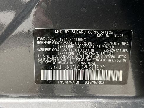 Used 2024 Subaru Crosstrek 2.0i Premium image 26