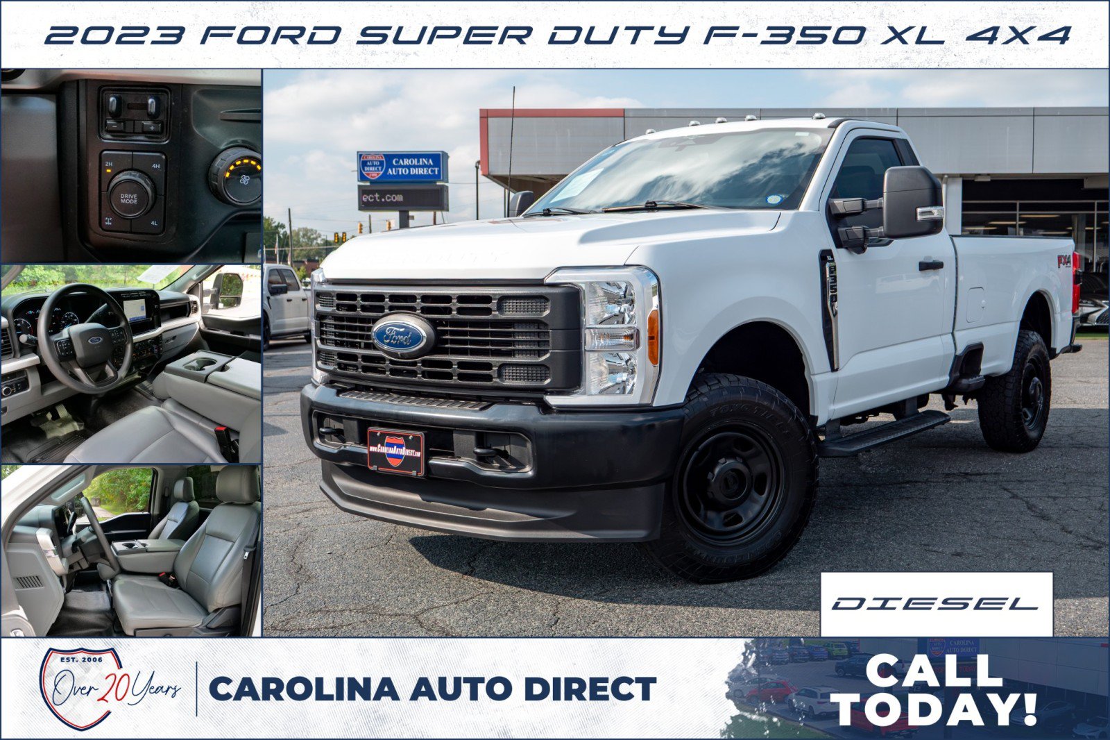 Used 2023 Ford F350 XL w/ 360-Degree Camera Package AWD/4WD image 1