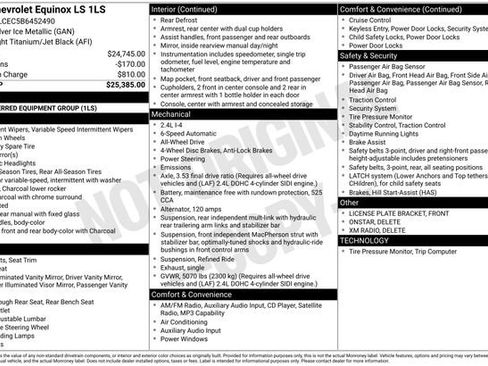 Used 2011 Chevrolet Equinox LS image 9