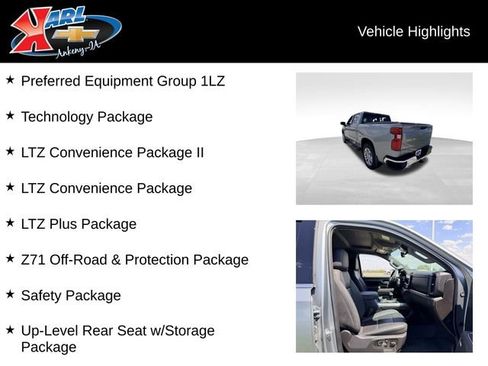 Certified 2025 Chevrolet Silverado 1500 LTZ AWD/4WD image 2